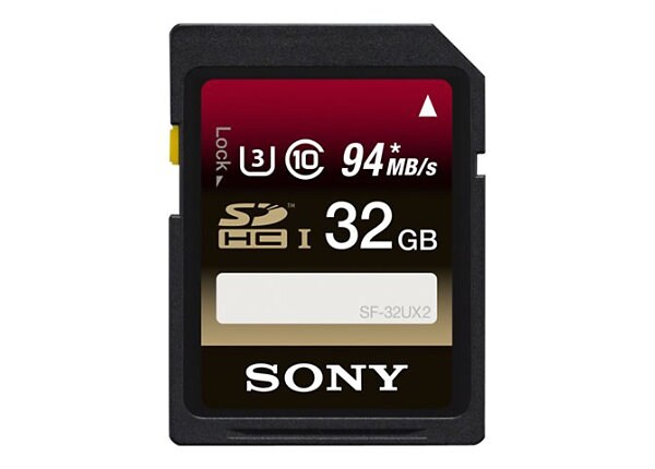 Sony SF32UX/TQN - flash memory card - 32 GB - SDHC UHS-I