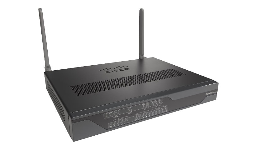 Cisco 881 Fast Ethernet Secure Router with dual radio 802.11n WiFi - wirele