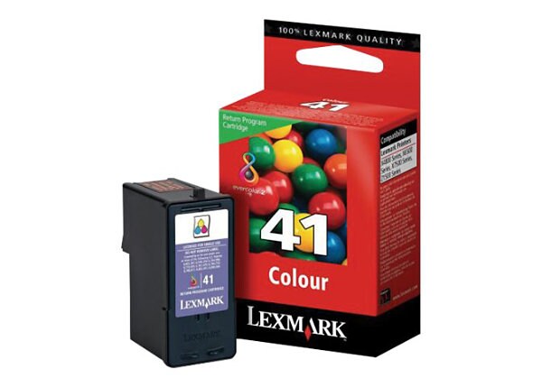 Lexmark Cartridge No. 41 - color (cyan, magenta, yellow) - original - ink cartridge - LRP