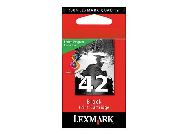 Lexmark Cartridge No. 42 - black - original - ink cartridge - LRP