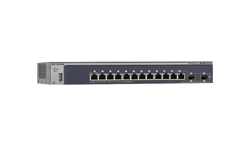 NETGEAR 12-Port Fully Managed Switch M4100-D12G/SFP Uplinks (GSM5212)