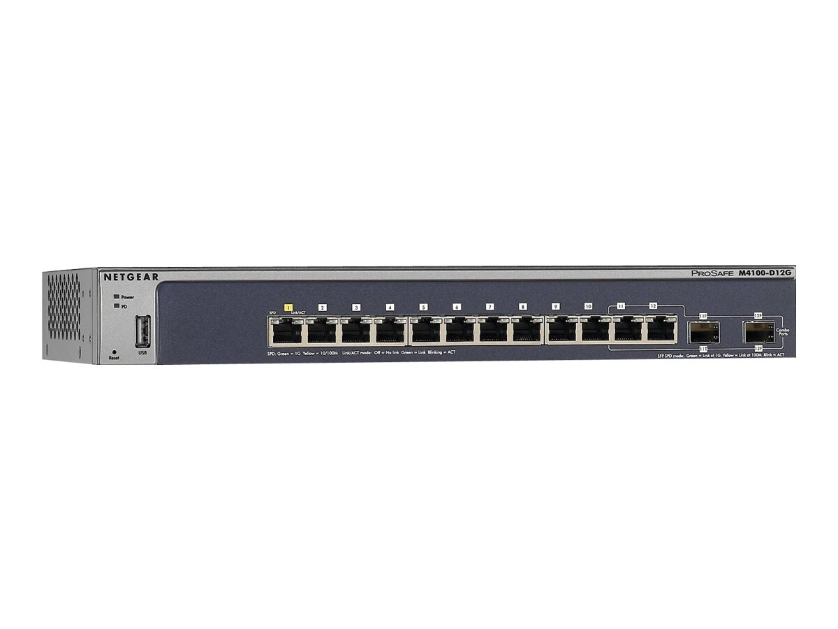 NETGEAR M4100-D12G - switch - 12 ports - managed