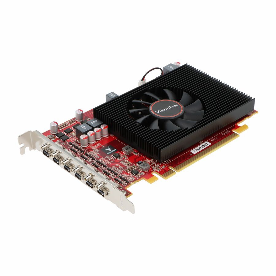 Thumbnail 2 of 12 for VisionTek Radeon 7750 2GB GDDR5 6M (6x MiniDP)
