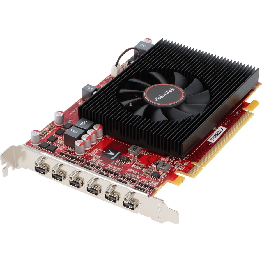 Thumbnail 4 of 12 for VisionTek Radeon 7750 2GB GDDR5 6M (6x MiniDP)