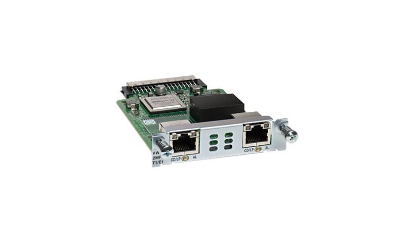 Cisco Third-Generation 2-Port T1/E1 Multiflex Trunk Voice/WAN Interface Car