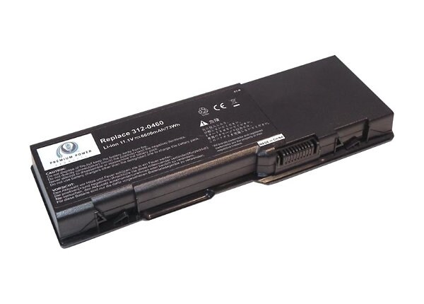 eReplacements 312-0460 - notebook battery - Li-Ion - 6600 mAh