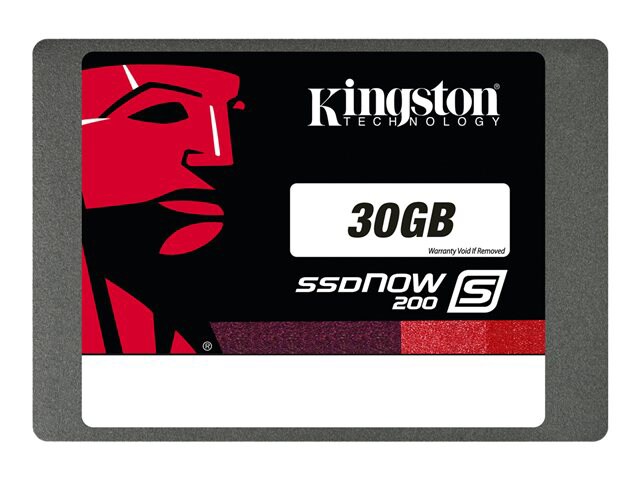 Kingston SSDNow S200 - solid state drive - 30 GB - SATA 6Gb/s