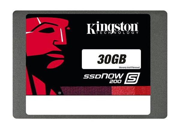 Kingston SSDNow S200 - solid state drive - 30 GB - SATA 6Gb/s