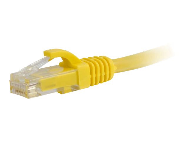 C2G 8ft Cat6 Snagless Unshielded (UTP) Ethernet Cable - Cat6 Network Patch Cable - PoE - Yellow