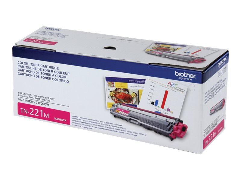 Brother TN221M - magenta - original - toner cartridge