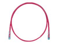 Panduit TX6 PLUS patch cable - 10 ft - red
