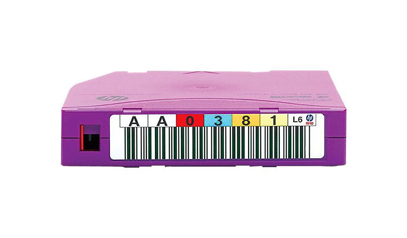 HPE Ultrium RW Custom Labeled No Case Data Cartridge - LTO Ultrium 6 x 20 -