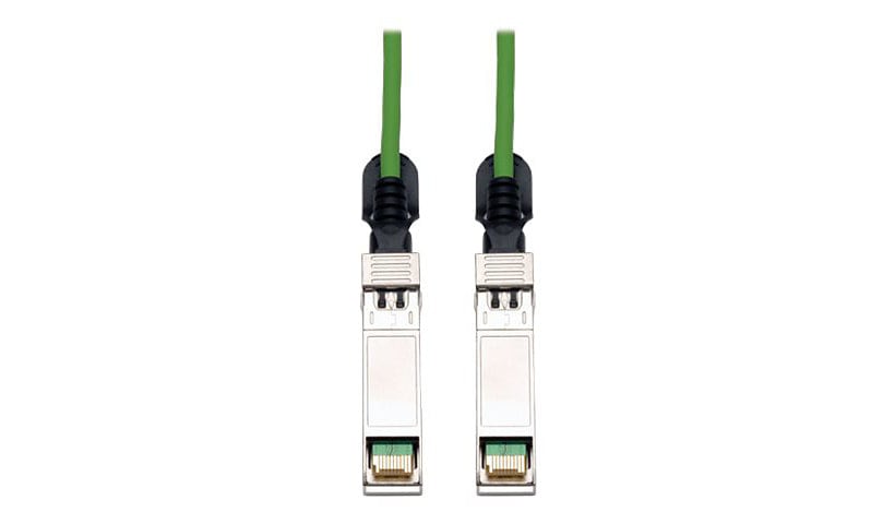 Tripp Lite 1M SFP+ 10Gbase-CU Passive Twinax Copper Cable Green 3ft