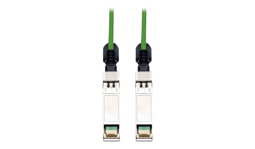 Tripp Lite 3M SFP+ 10Gbase-CU Passive Twinax Copper Cable Green 10ft