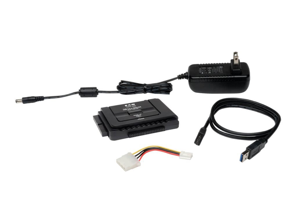 Thumbnail 5 of 8 for Eaton Tripp Lite Series USB 3.0 SuperSpeed to Serial ATA SATA and IDE Adapter for 2.5in and 3.5 inch Hard Drives -