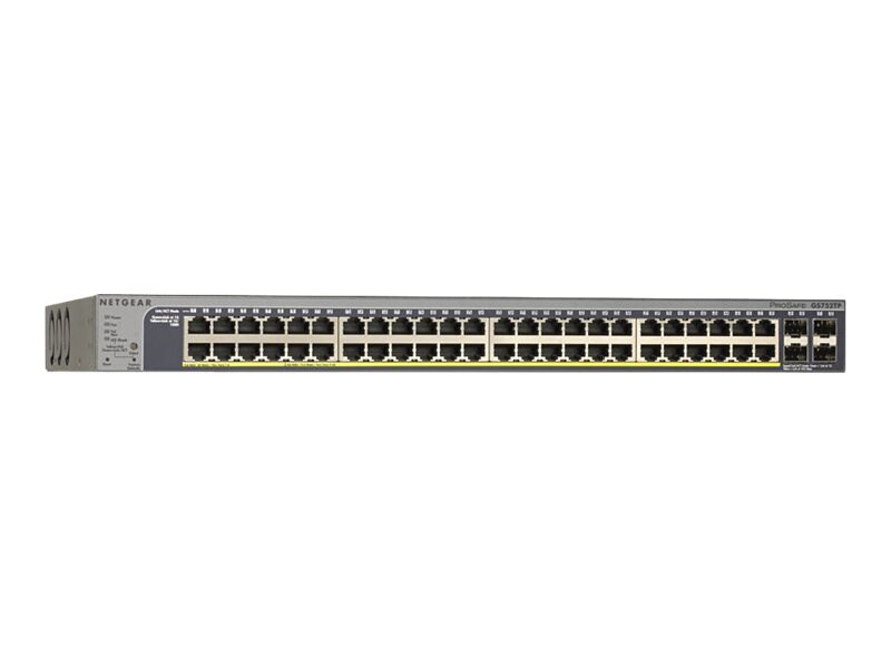 NETGEAR 48-Port Gigabit Smart Managed Pro Switch, Poe/PoE+ 384w (GS752TP)