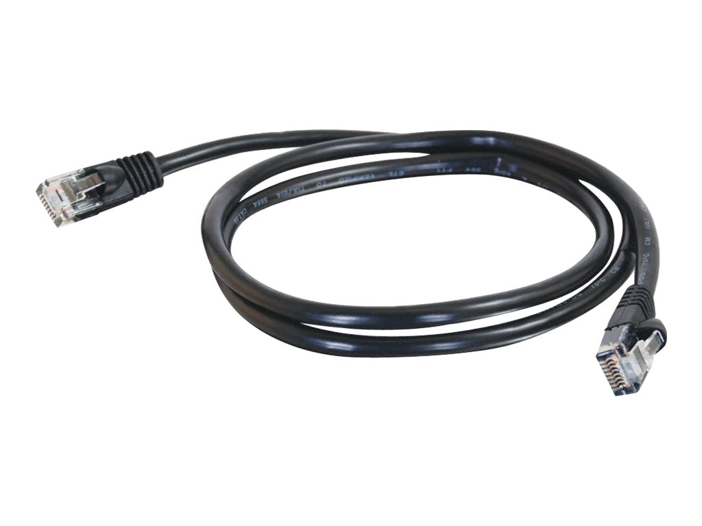 C2G 2ft Cat5e Snagless Unshielded (UTP) Network Patch Ethernet Cable-Black - patch cable - 60.96 cm - black