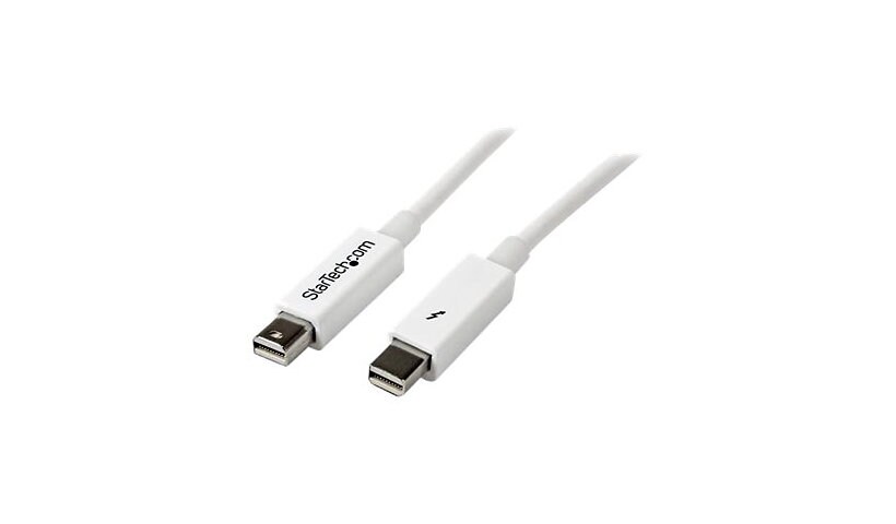 StarTech.com 1m White Thunderbolt Cable - M/M - Mini Displayport Cable