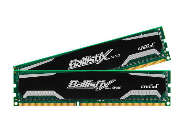 Ballistix Sport - DDR3 - 4 GB : 2 x 2 GB - DIMM 240-pin