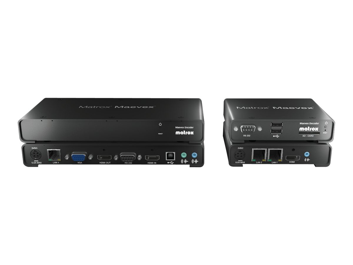 Matrox Maevex 5150 Encoder/Decoder Bundle - video/audio extender - MVX ...