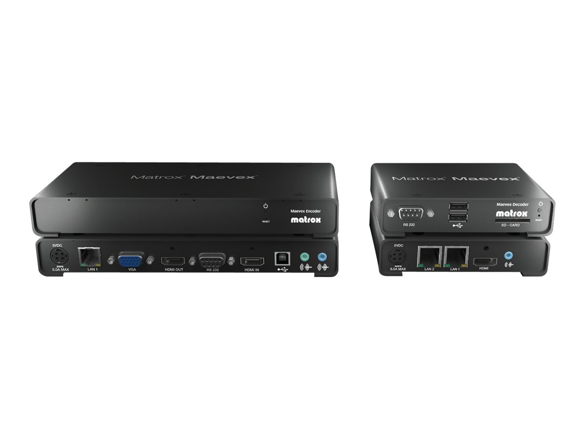 Matrox Maevex 5150 Encoder/Decoder Bundle - video/audio extender