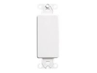 Leviton QuickPort Decora Multimedia Insert - modular insert (blank)