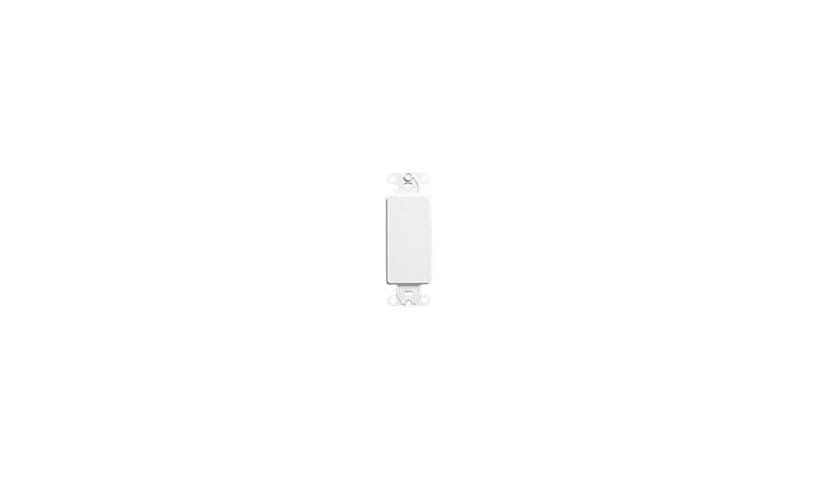 Leviton QuickPort Decora Multimedia Insert - modular insert (blank)