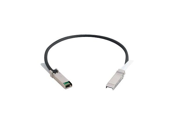 C2G 24AWG SFP+ 10G Twinax Passive Ethernet Cable - network cable - 50 cm - black