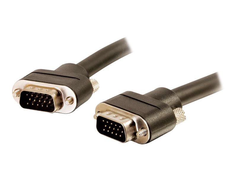 C2G Select Series 6ft VGA Video Cable with Low Profile Connectors - In-Wall CMG-Rated - M/M