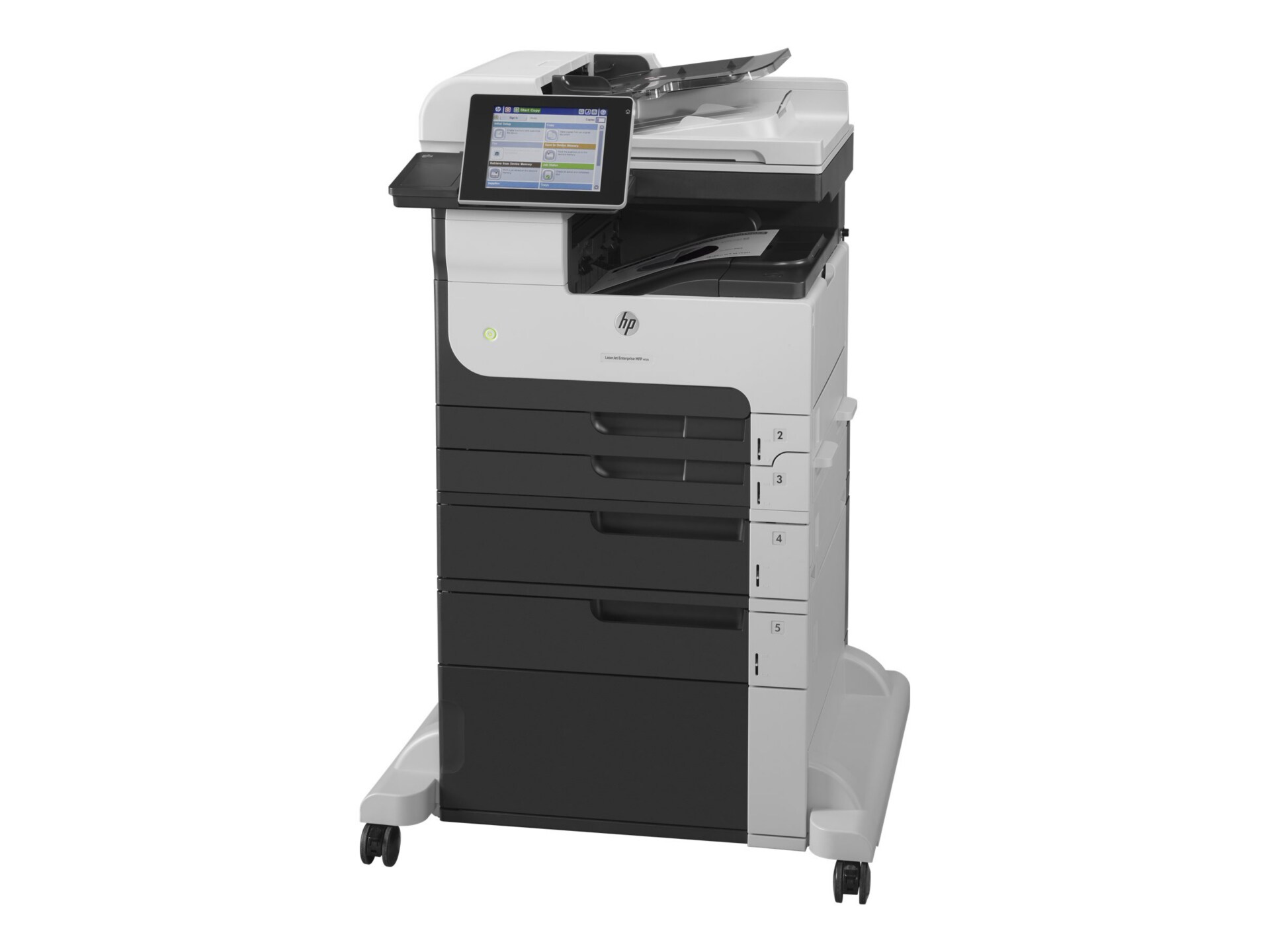 HP LaserJet M725F Laser Multifunction Printer-Monochrome-Copier/Fax/Scanner