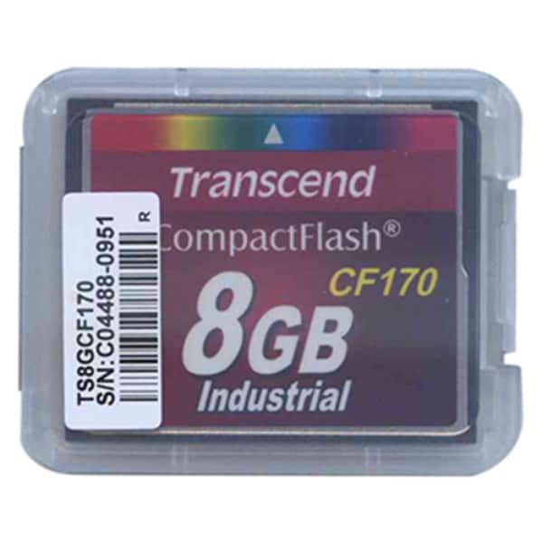 Transcend Industrial - flash memory card - 8 GB - CompactFlash