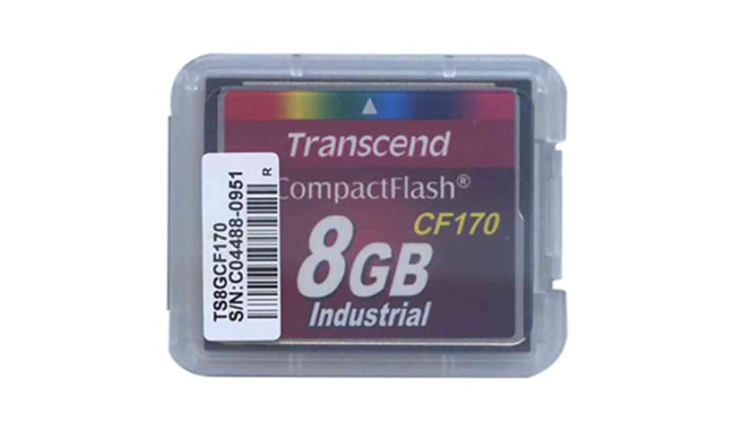 Transcend Industrial - flash memory card - 8 GB - CompactFlash