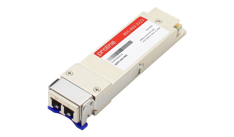 Proline Arista QSFP-LR4 Compatible QSFP+ TAA Compliant Transceiver - QSFP+ transceiver module - 40 Gigabit LAN