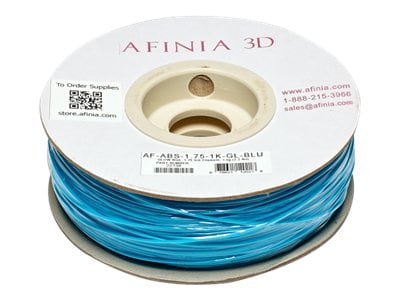 AFINIA Value-Line 1.75mm Glow-in-the-dark – Blue ABS filament
