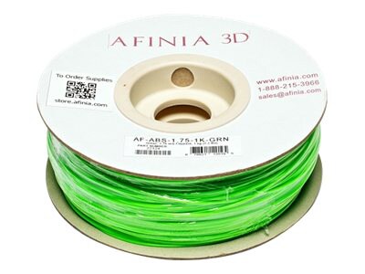 AFINIA Value-Line 1.75mm ABS Green filament for 3D printers