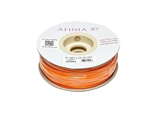 AFINIA Value-Line 1.75mm ABS Orange filament for 3D printers