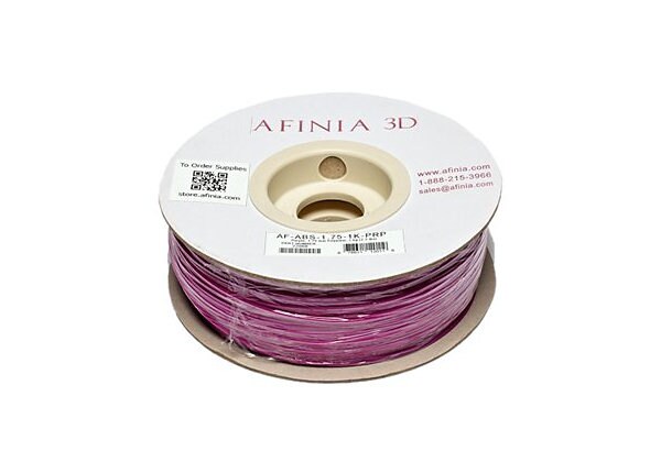 AFINIA Value-Line 1.75mm ABS Purple filament for 3D printers