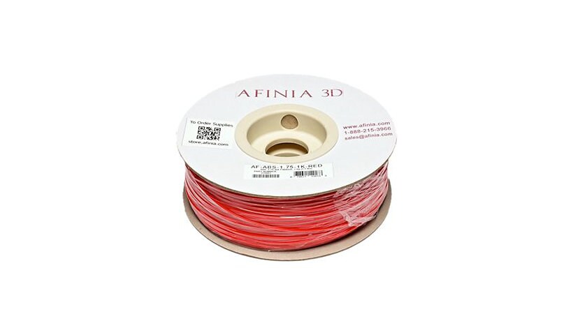 AFINIA Value-Line 1.75mm ABS Red filament for 3D printers