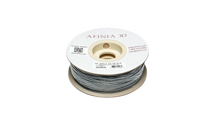 AFINIA Value-Line 1.75mm ABS Silver filament for 3D printers
