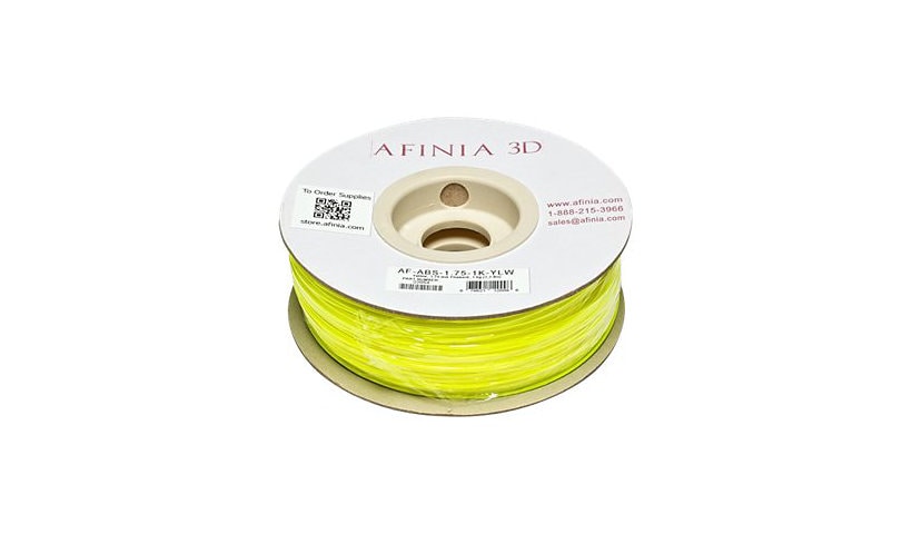 AFINIA Value-Line 1.75mm ABS Yellow filament for 3D printers