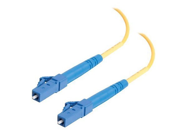 C2G 5m LC-LC 9/125 Simplex Single Mode OS2 Fiber Cable - Yellow - 16ft - patch cable - 5 m - yellow