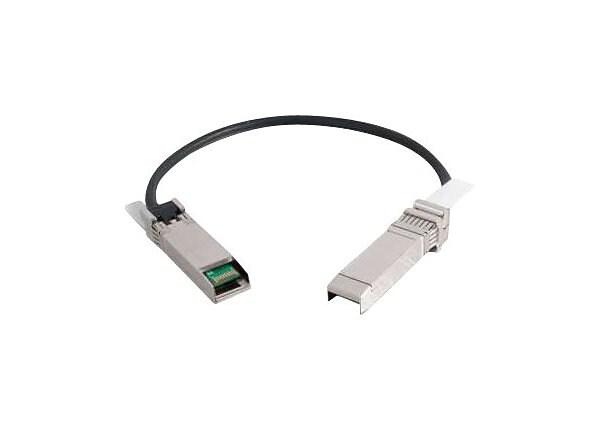 C2G 24AWG SFP+ 10G Twinax Passive Ethernet Cable - network cable - 3.3 ft - black