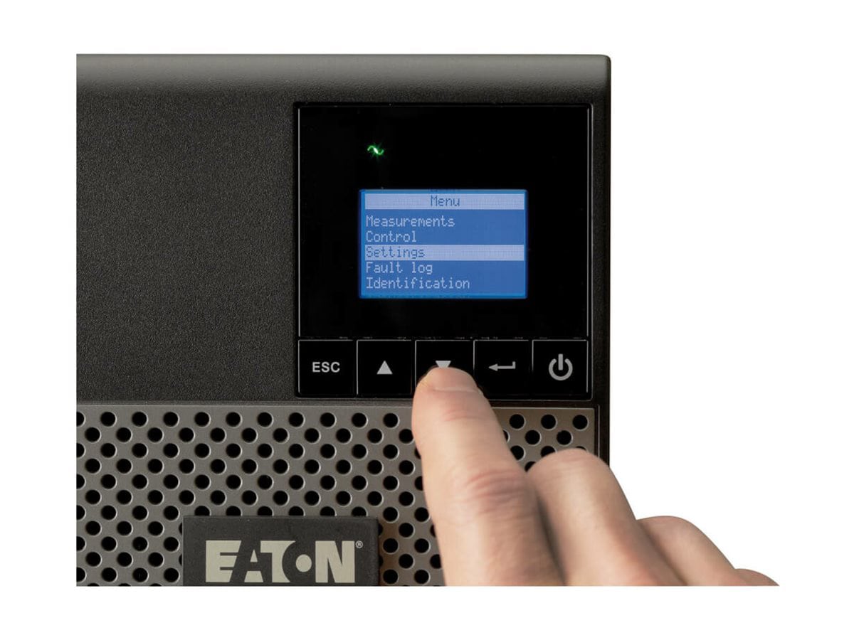 Thumbnail 4 of 4 for Eaton 5P 750VA 600W 120V Line-Interactive UPS 5-15P 8x 5-15R Outlets True Sine Wave Cybersecure Network Card Opt. Tower