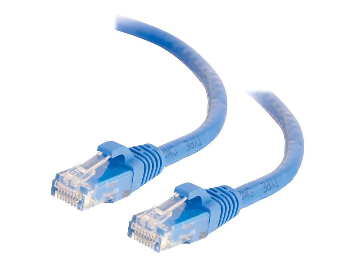 C2G 2ft Cat6 Snagless Unshielded (UTP) Ethernet Cable - Cat6 Network Patch Cable - PoE - Blue