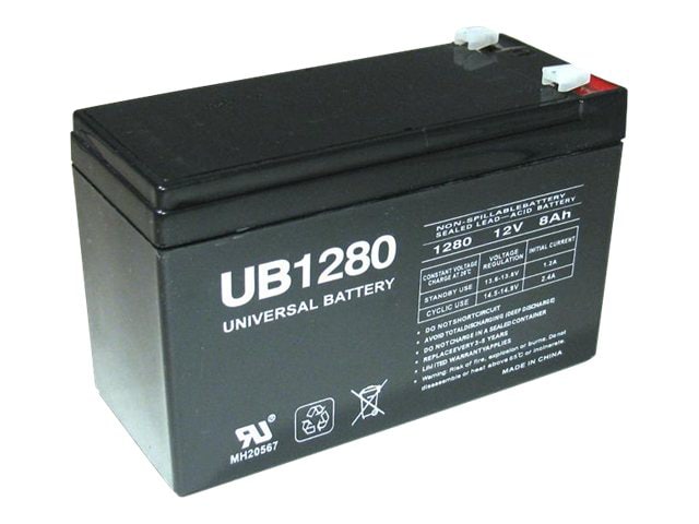 Premium Power Products Compatible Sealed Lead Acid Battery Replaces APC UB1280-F2 for Cyber Power RB1280A. 12V, 8Ah,