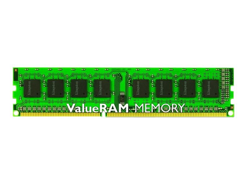 Kingston ValueRAM - DDR3 - module - 4 Go - DIMM 240 broches - 1600 MHz / PC3-12800 - mémoire sans tampon