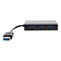 Targus USB 3.0 Hub With Gigabit Ethernet - hub - 4 ports