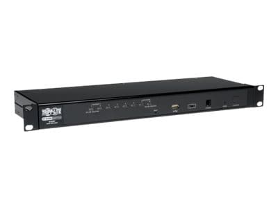 Tripp Lite 8-Port Rackmount KVM Switch w/ Built in IP and On Screen Display 1U - KVM switch - 8 ports - rack-mountable