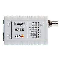 AXIS T8641 Ethernet Over Coax Base Unit PoE+ - media converter - 10Mb LAN,