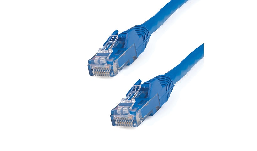 StarTech.com 10ft Black CAT6 Ethernet Cable - Snagless Category 6 Patch Cord - CAT 6 PoE++ Gigabit Network Cable -  M/M